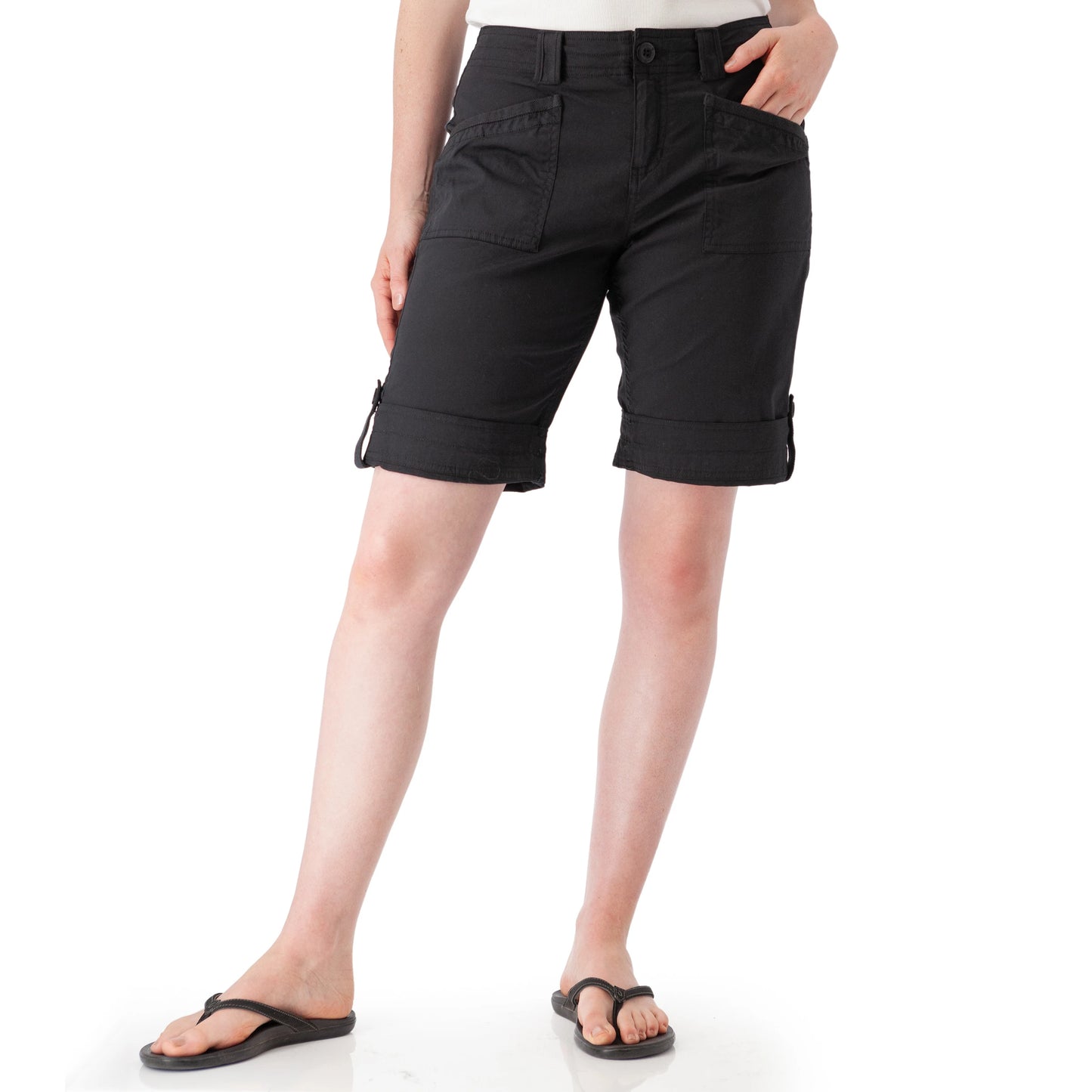 Arden Roll-Up Organic Cotton Short. Style AVK110442
