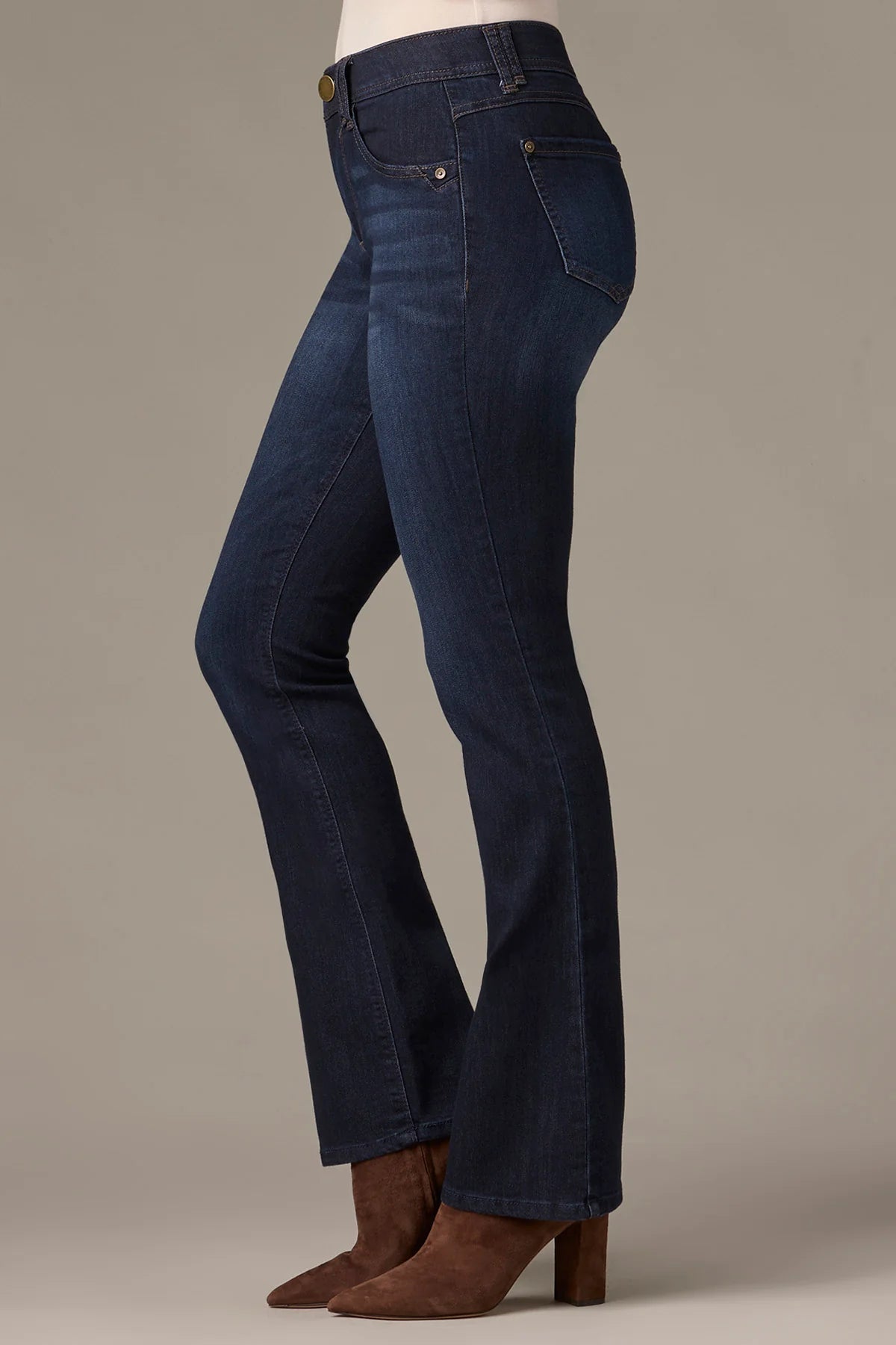 Brittany Mid-Rise Baby Boot Jeans. Style WWP1241BBEA
