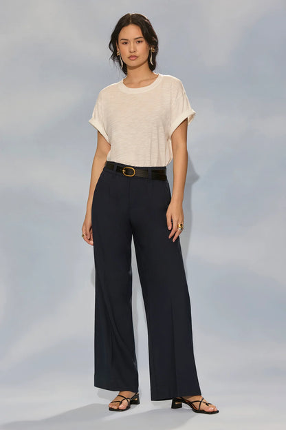 Skyrise Pull-On Double Side Seam Wide Leg Trousers. Style WWP2996GP3E