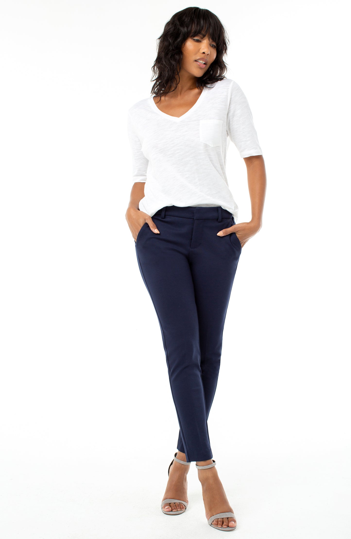 Kelsey Slim Leg Stretch Knit Trouser. Style LVLM5084M42F