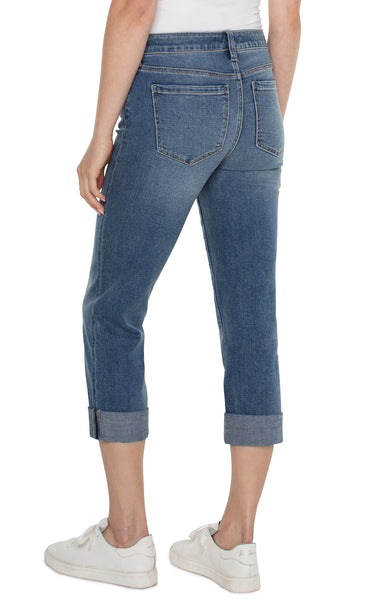 Charlie Skinny Wide Rolled Crop. Style LVLM2150SS8