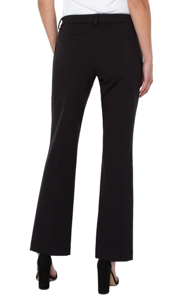 Kelsey Flare Stretch Trouser in Brownstone or Black. Style LVLM4604M42