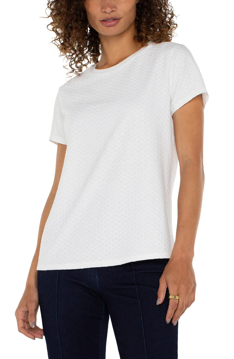 Textured Stretch T-Shirt. Style LVLM8732KA32