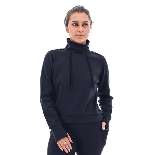Dog Walker Funnel Neck Top. Style AVM107998