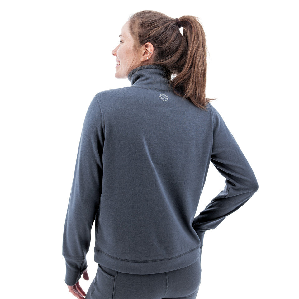 Dog Walker Funnel Neck Top. Style AVM107998