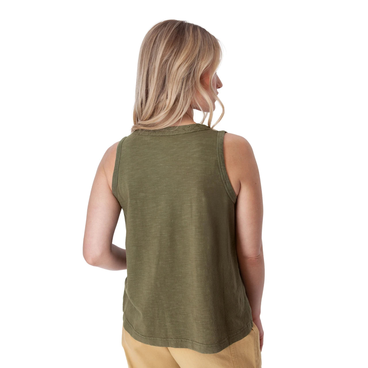 Finley V-Neck Tank Top. Style OLDRM24864
