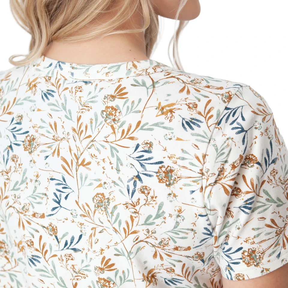 Basis Organic Cotton Patterned T-Shirt. Style OLDRM25495P