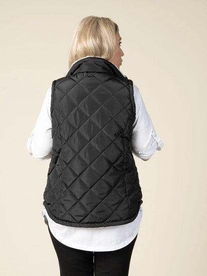 Reversible Faux Fur Vest. Style MIW2533V