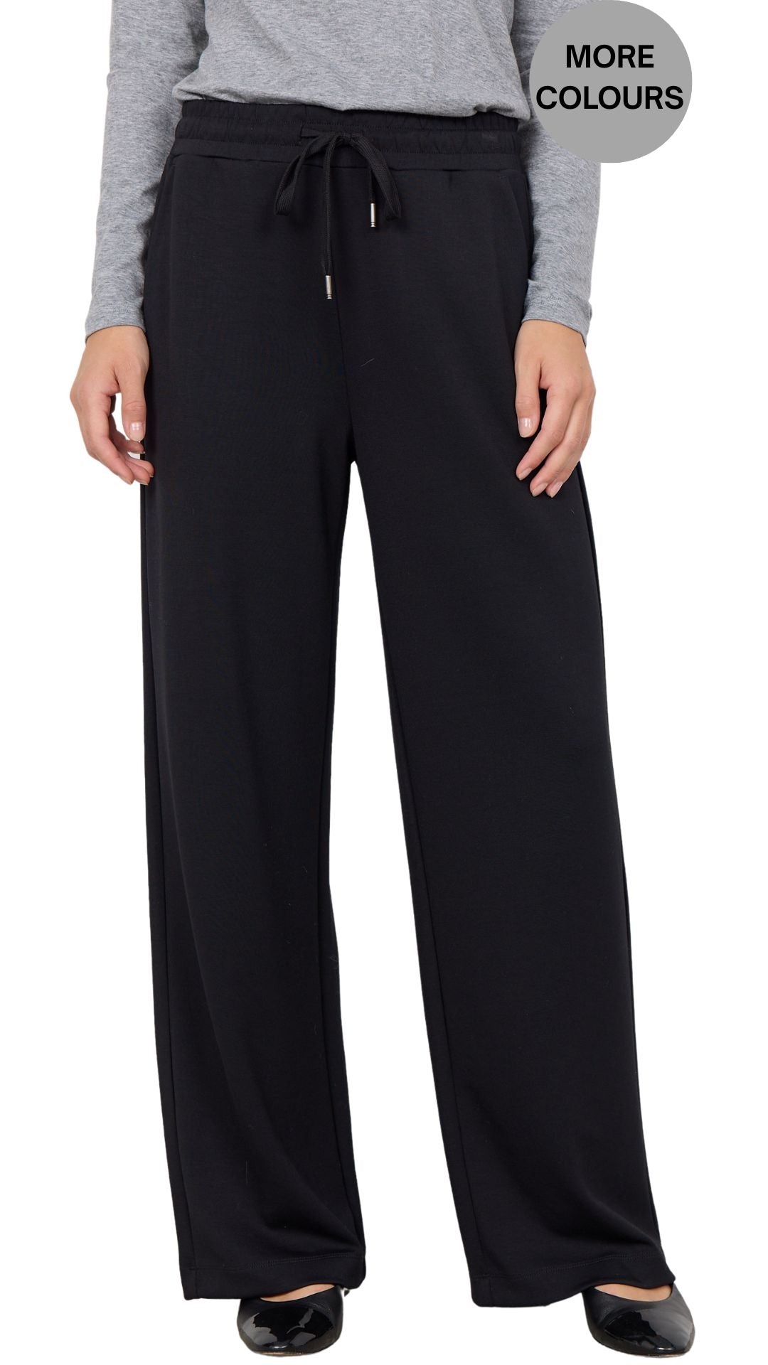 Pull-On Wide Leg Drawstring Pant. Style SOYA4F25924