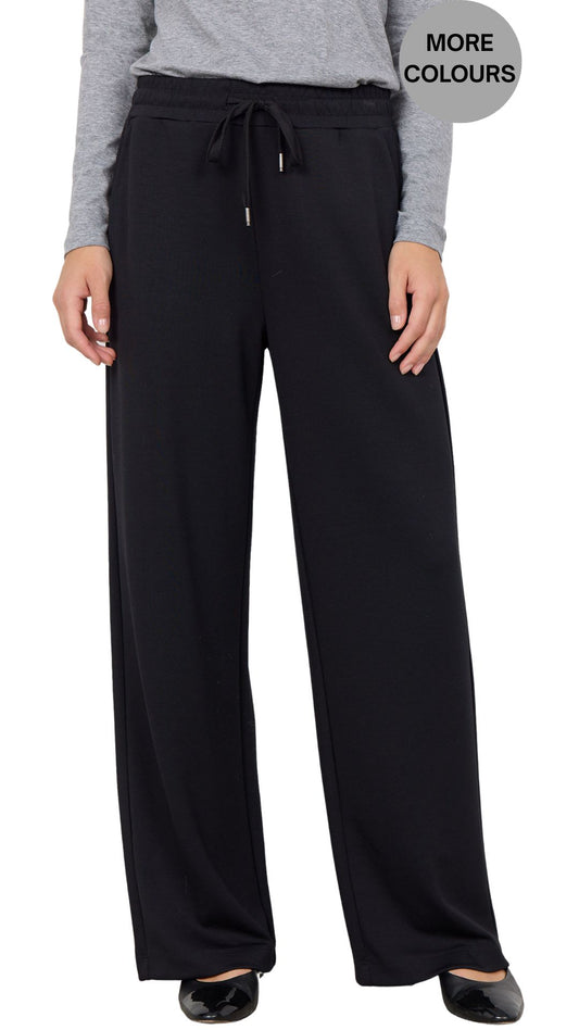 Pull-On Wide Leg Drawstring Pant. Style SOYA4F25924