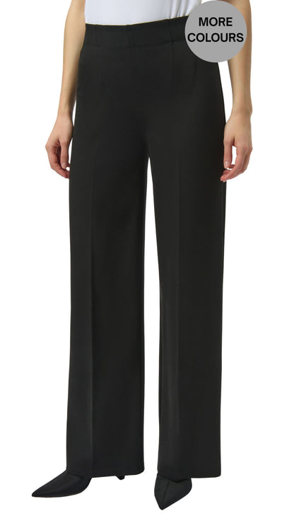 Heavy Knit Wide Leg Pull On Pants. Style JR254046