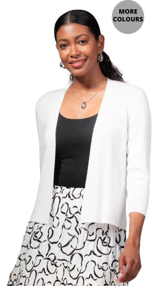 Open Front Stretch Knit Cardigan. Style AlSA45239
