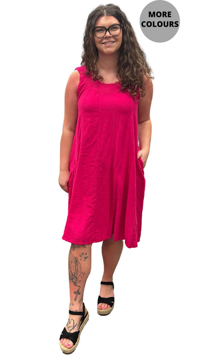 A-Line Pia Midi Dress. Style DUN67