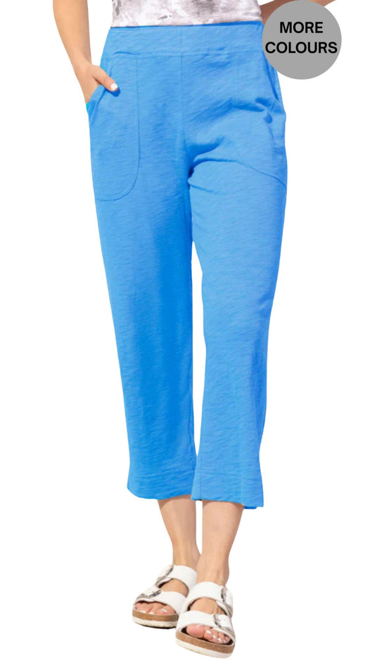 Textured Peruvian Cotton On The Go Capri. Style ESCE60005S5
