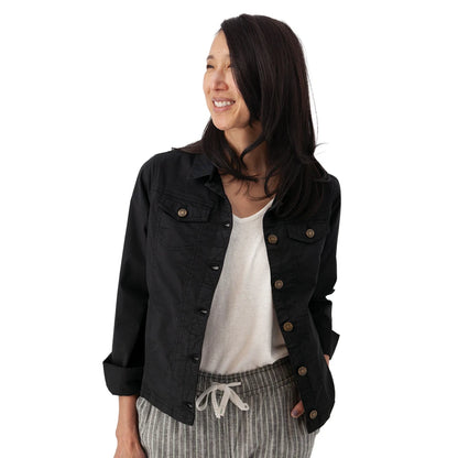 "Arden" Organic Jean-Style Jacket. Style AVO161442