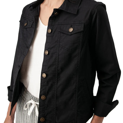 "Arden" Organic Jean-Style Jacket. Style AVO161442