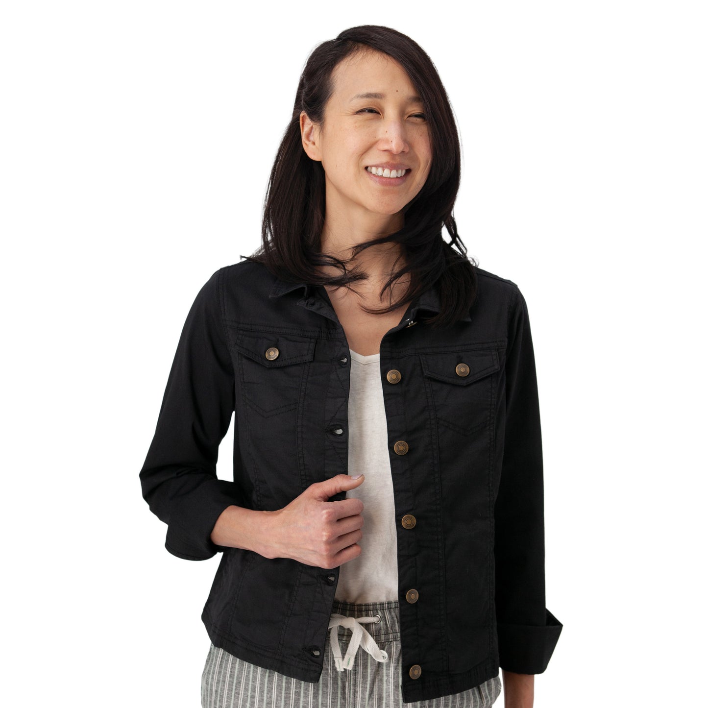 "Arden" Organic Jean-Style Jacket. Style AVO161442