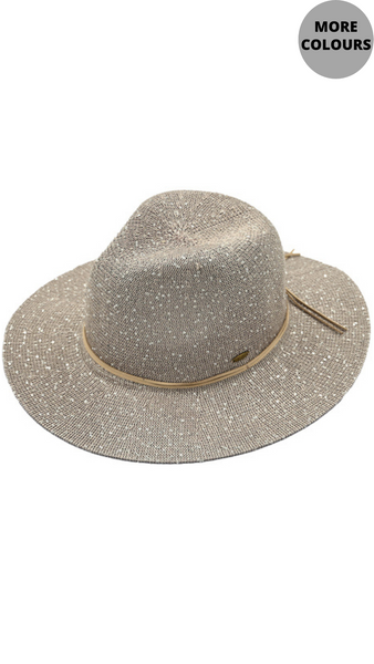 Panama Hat with Sequins. Style MODSTH-22