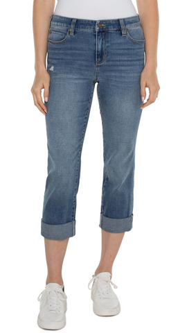 Charlie Skinny Wide Rolled Crop. Style LVLM2150SS8