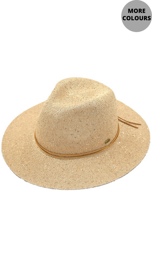 Panama Hat with Sequins. Style MODSTH-22