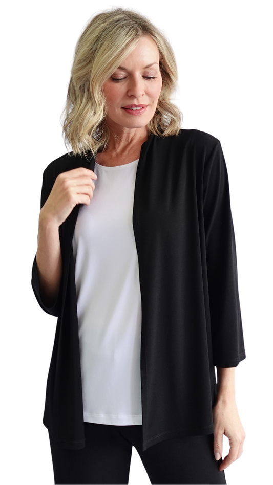 Open Front Stretch Cardigan. Style SW11211