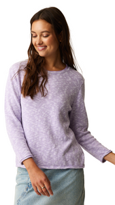 Willow Textured Crew Neck Sweater. Style PH87304