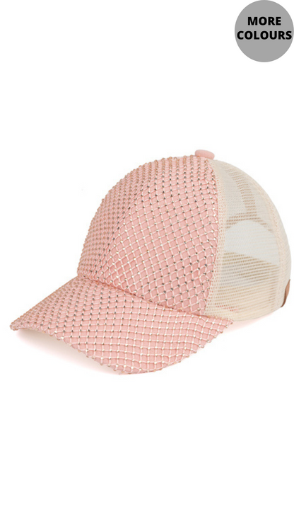 Rhinestone Baseball Cap. Style MODBAB-8040