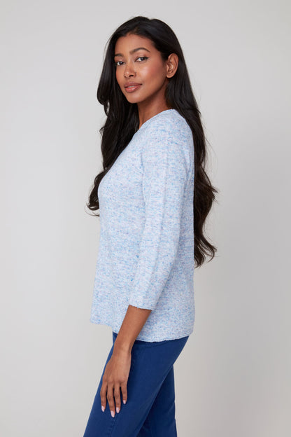 Confetti Knit Long Sleeve Top. Style REN6951-4491