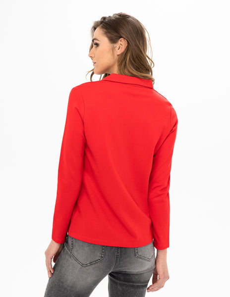 Midweight Stretch Collared Top in Multiple Colours. Style REN7750-39