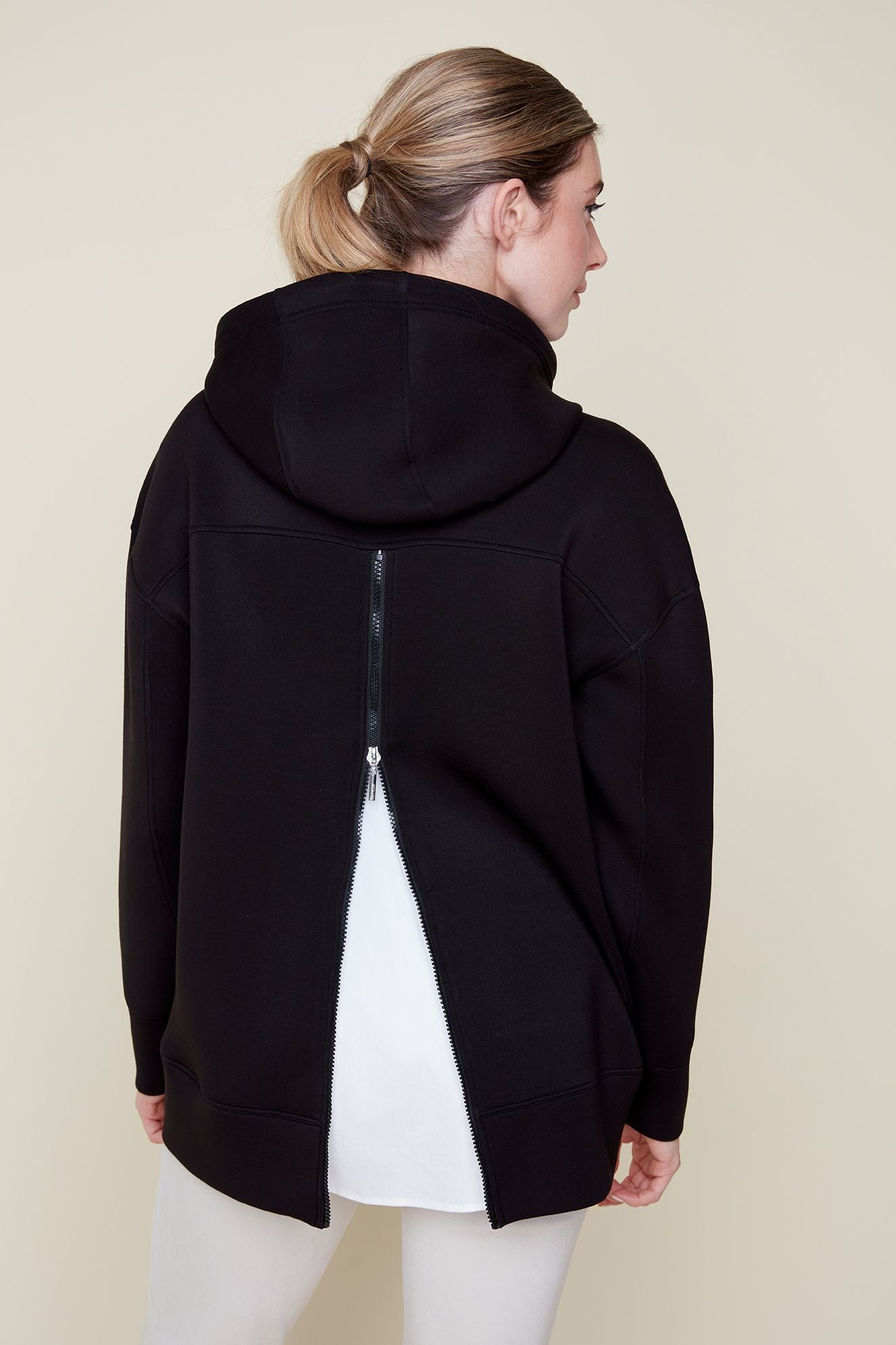 Super Soft Back Detail Zip Up Hoodie. Style REN7773-53K