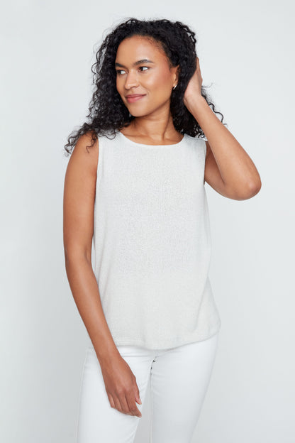 Soft Round Neck Solid Colour Tank. Style REN7807-55K