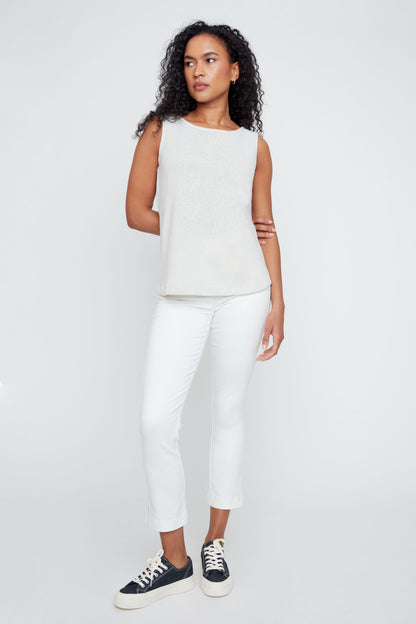 Soft Round Neck Solid Colour Tank. Style REN7807-55K