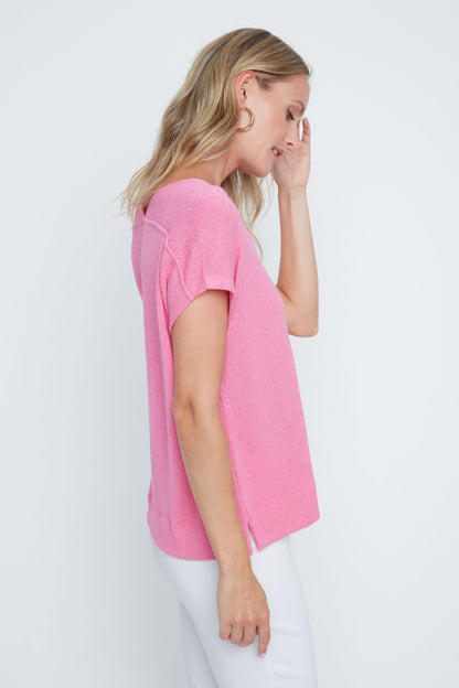 Soft V-Neckline Raglan Sleeve Top. Style REN7808-55K