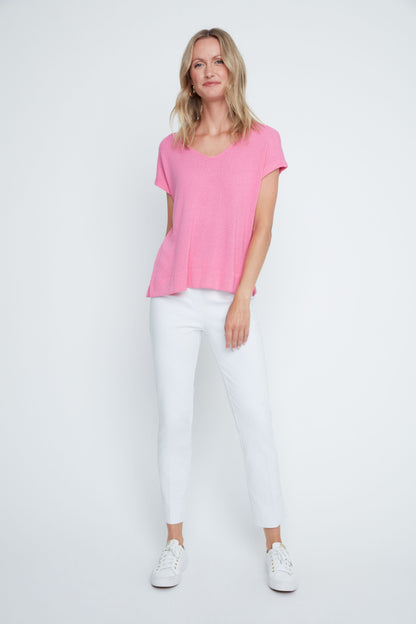 Soft V-Neckline Raglan Sleeve Top. Style REN7808-55K