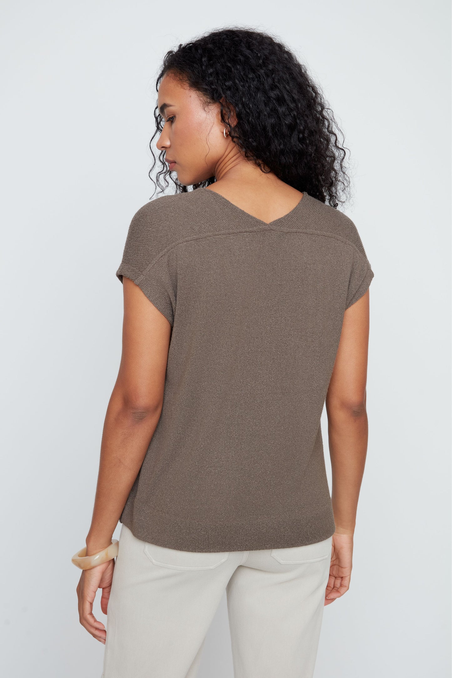 Soft V-Neckline Raglan Sleeve Top. Style REN7808-55K