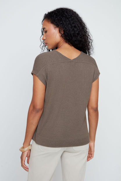 Soft V-Neckline Raglan Sleeve Top. Style REN7808-55K