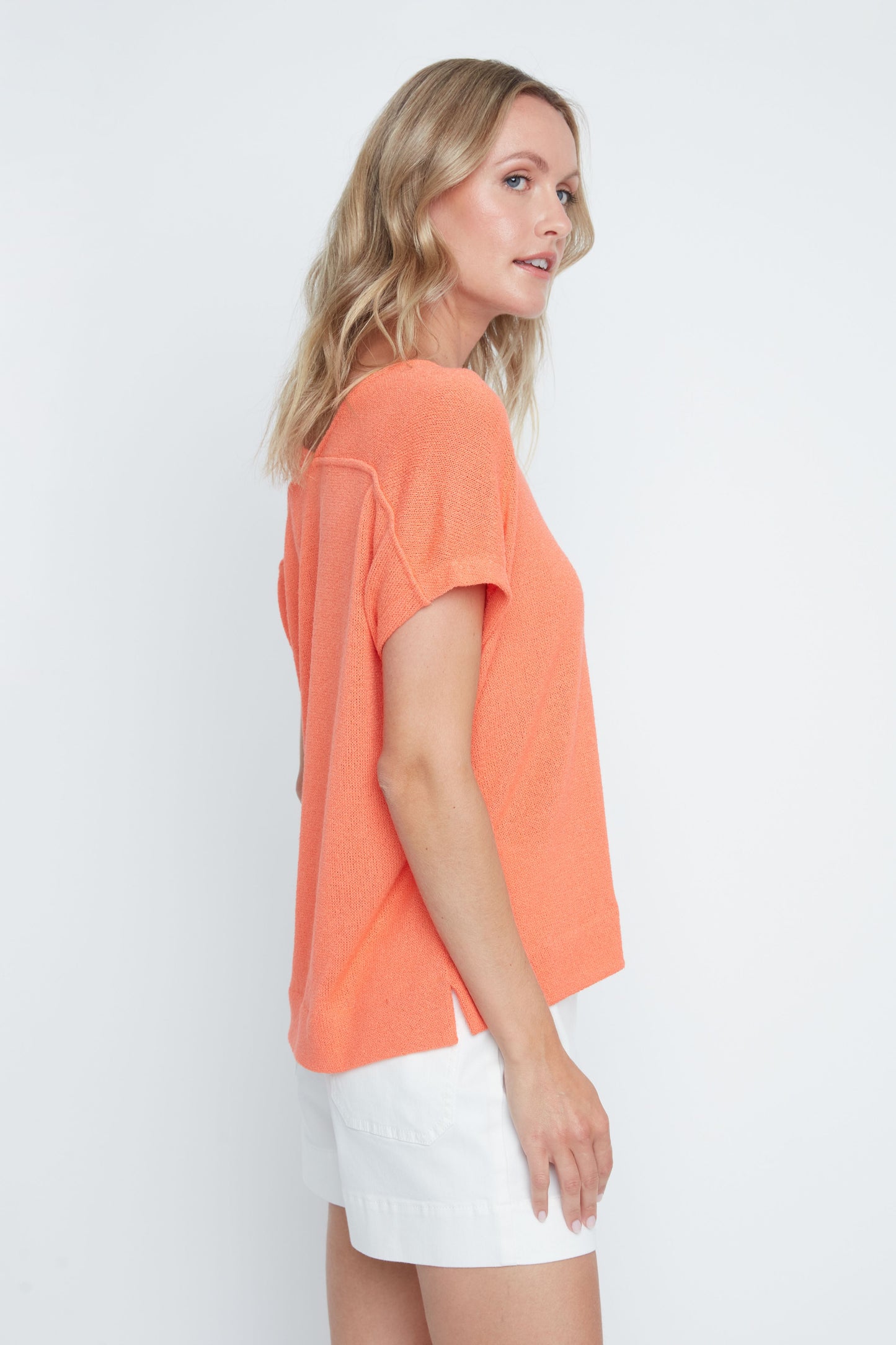 Soft V-Neckline Raglan Sleeve Top. Style REN7808-55K