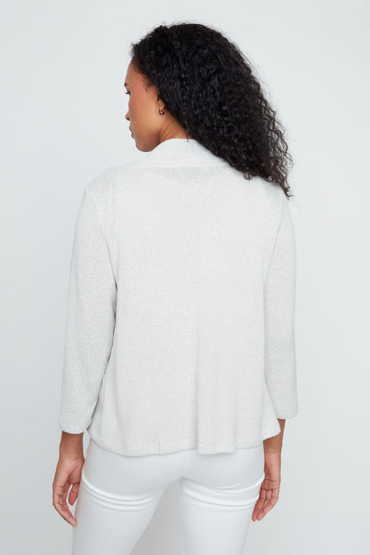 Shawl Collar Knit Cardigan. Style REN7809-55K