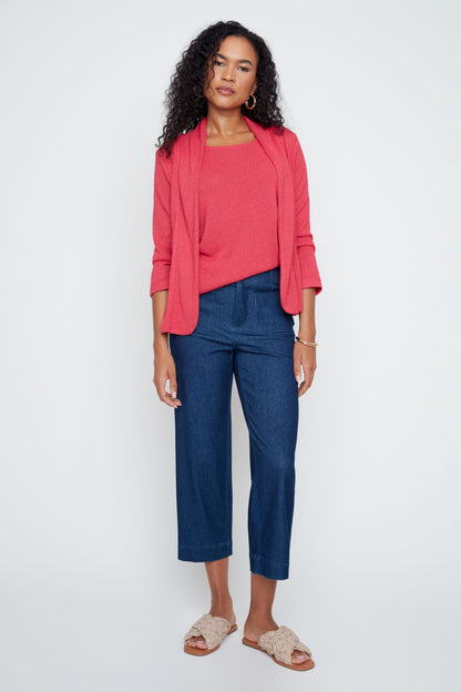 Shawl Collar Knit Cardigan. Style REN7809-55K