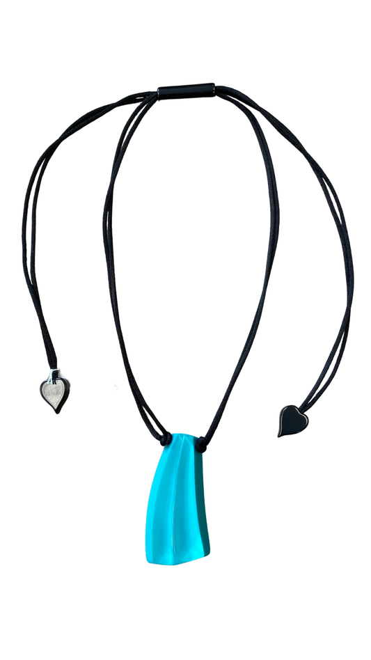 Emocion Collection - Teal Pendant Necklace. Style 91502019268Q00