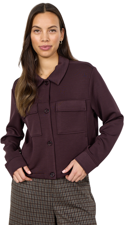 Short Length Modal Button Front Jacket. Style SOYA27858