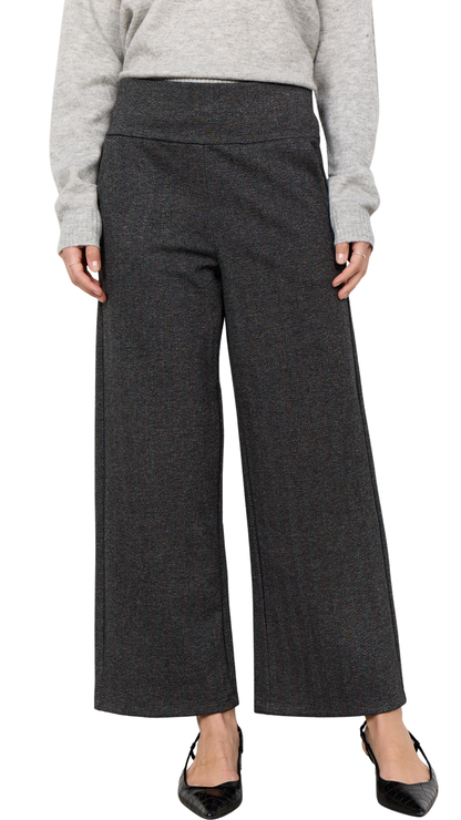 Tweed Wide Leg Pull-On Pant. Style SOYA27814