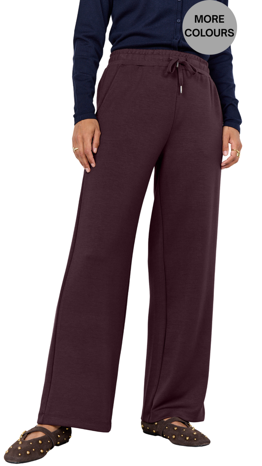 Wide Leg Tie Waist Pocket Pant. Style SOYA25924