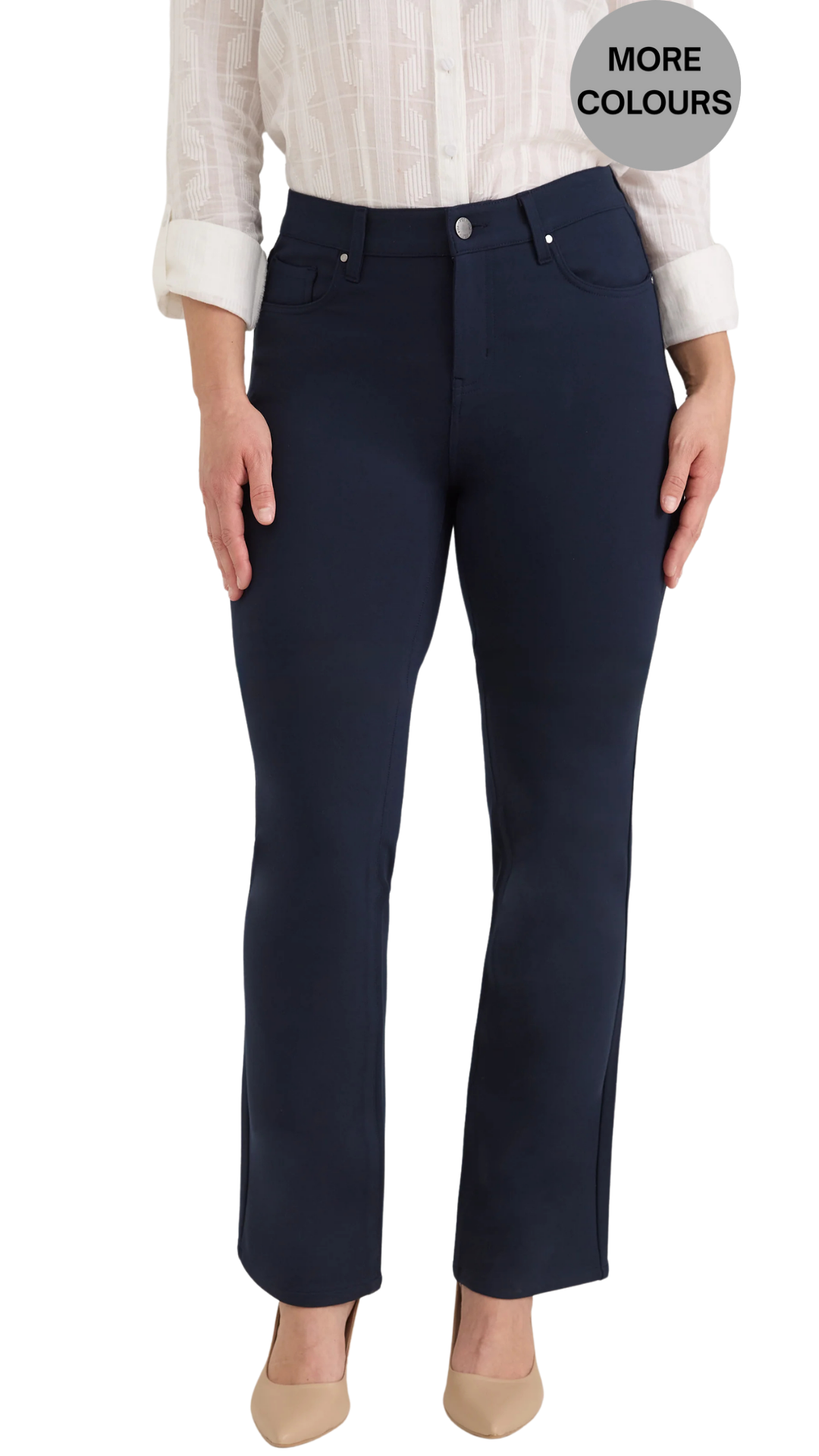 Petite Ponte Suzanne Straight Leg Pant. Style FD8922396
