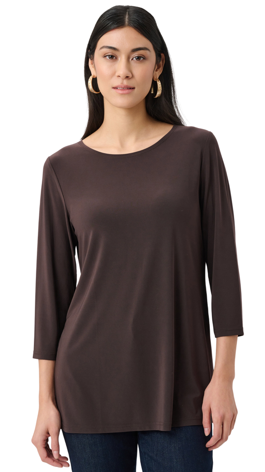 Silky Knit Straight Tunic. Style JR263926