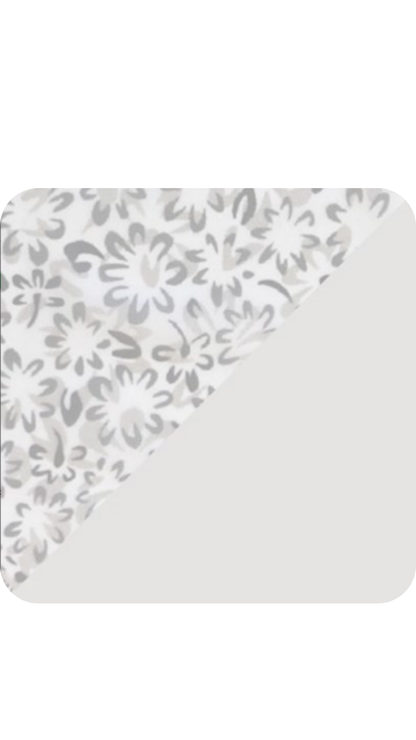 Reversible Floral Print Puffer Zip Front Jacket. Style FR426