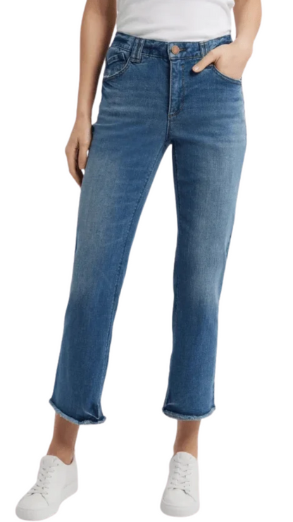 Tatum Itty Bitty Flare Leg Cropped Jean. Style WWP25501YME
