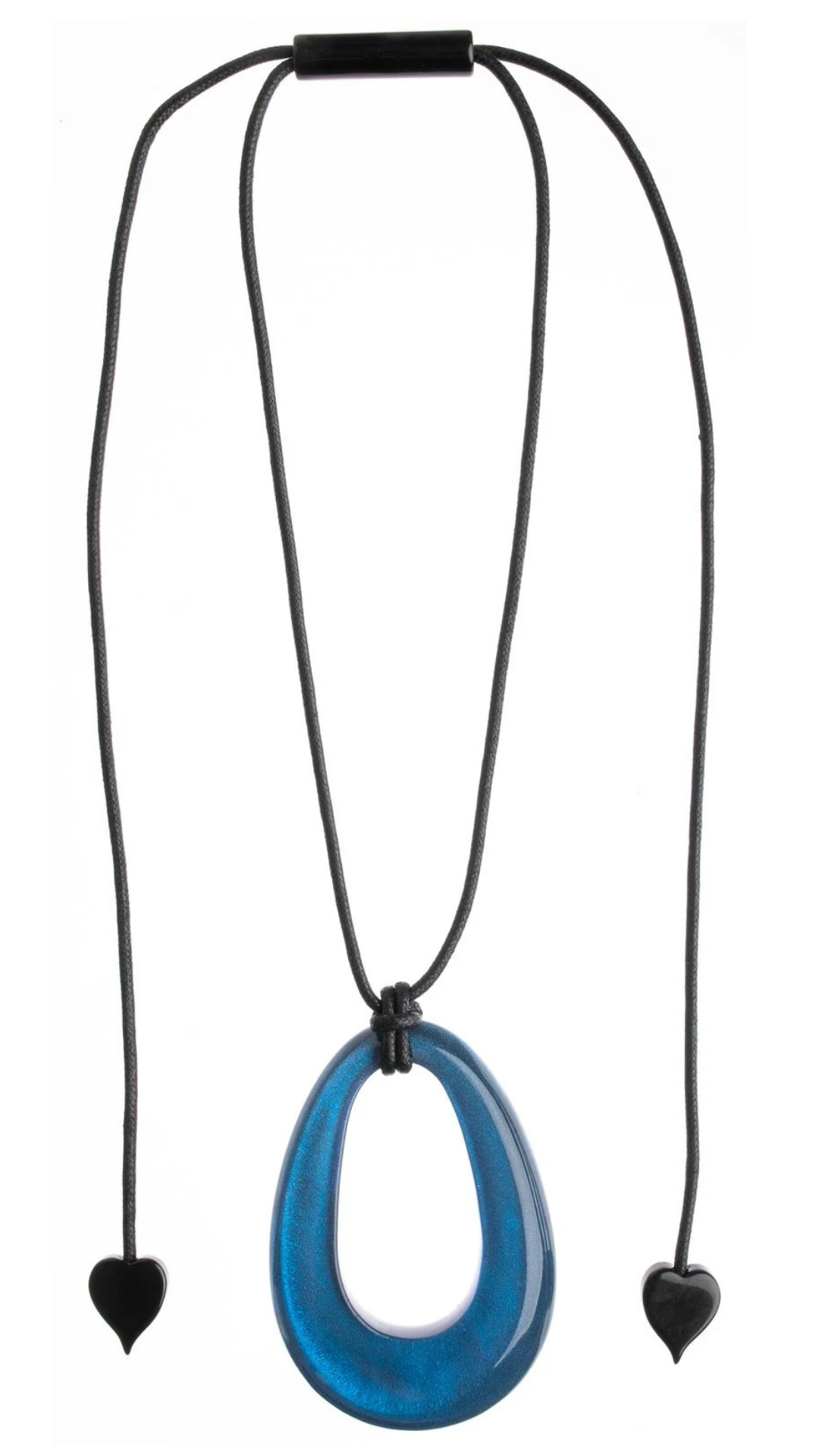 Colourful Statement Collection - Blue Oval Pendant Necklace. Style 40102239174Q00