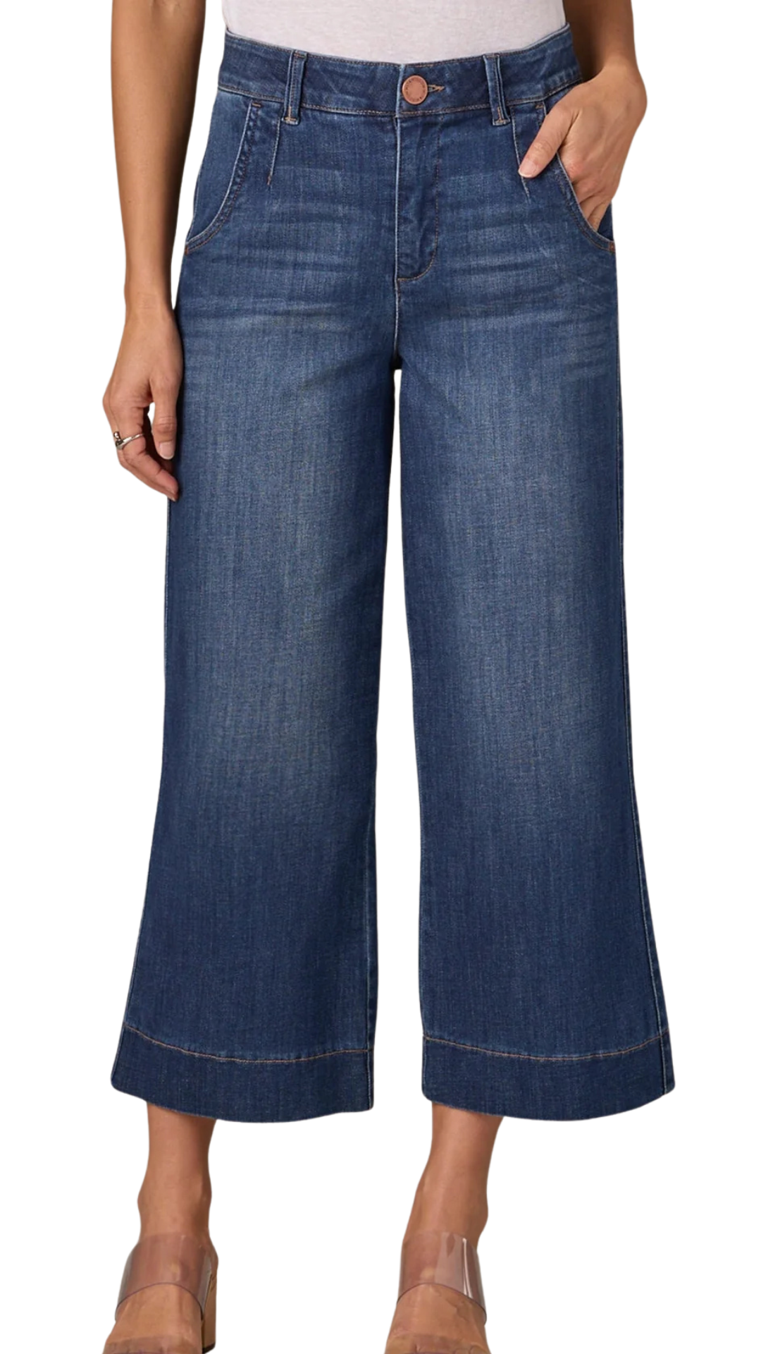 Whitney Wide Leg Cropped Jean. Style WWP8249HGSX