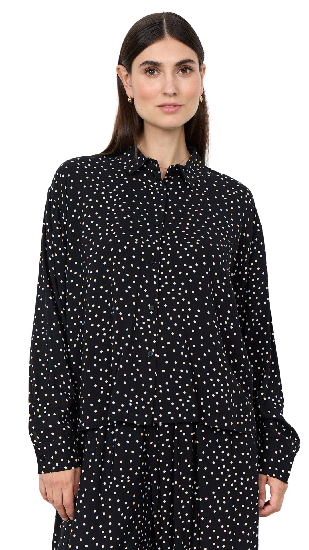 Polka Dot Long Sleeve Blouse. Style SOYA41871